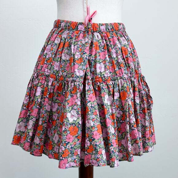 J. Crew Liberty London Meadow Song Floral Cotton Mini Skirt - Picture 5 of 7